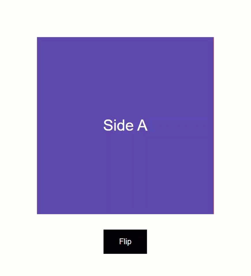 Example of an Angular flip animation without 3D CSS effects