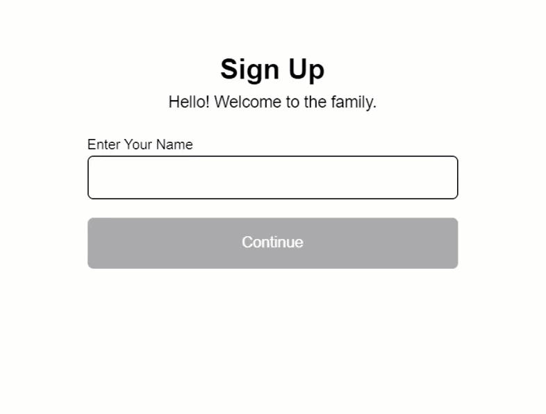 Example of a sign up form with advanced features all based on an Angular Form Control