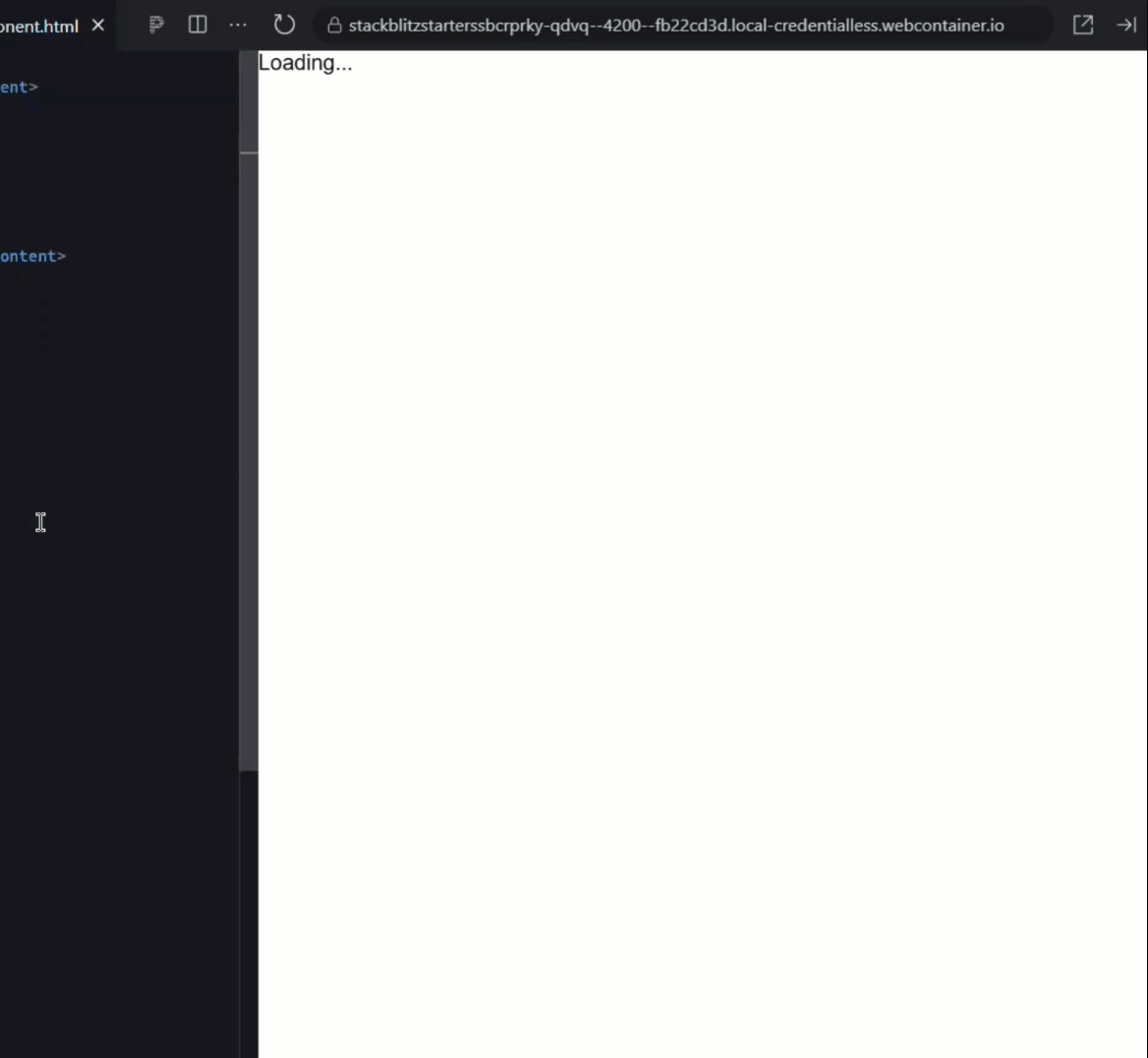 An example of a resizable sidebar with a reset button in Angular using the CDK