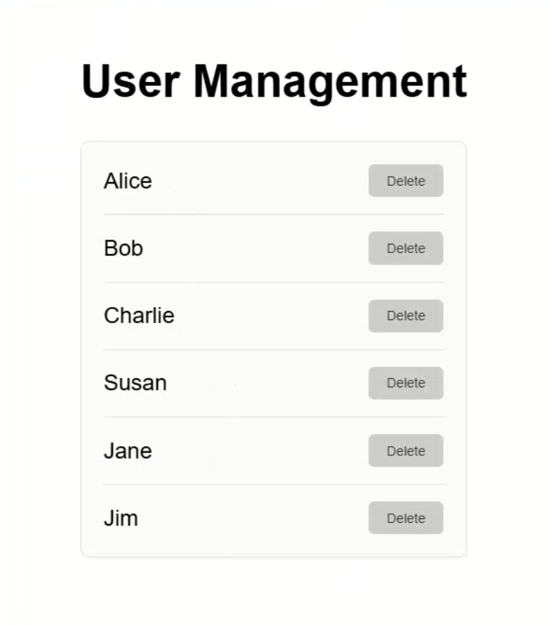 Example of a simple Angular user management UI