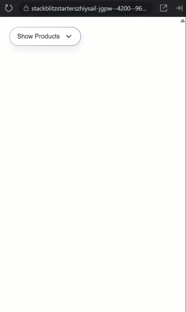 The product list with staggered enter and leave animations using the new v20.2+ animation primitives, style binding, a custom property, and the calc() function