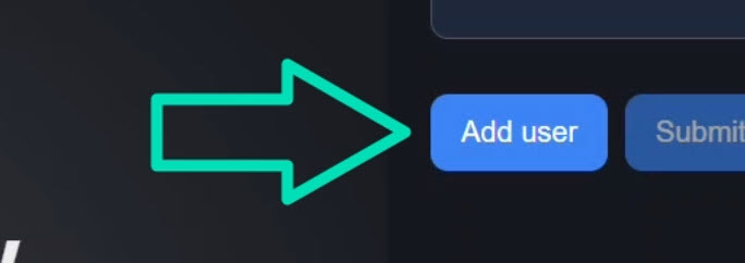 The dynamic form with the add button