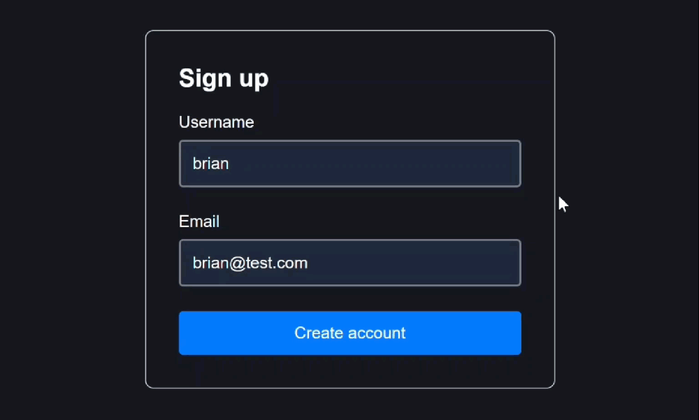 Browser page refresh after form submission