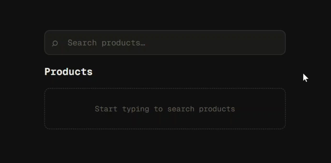A simple product search app